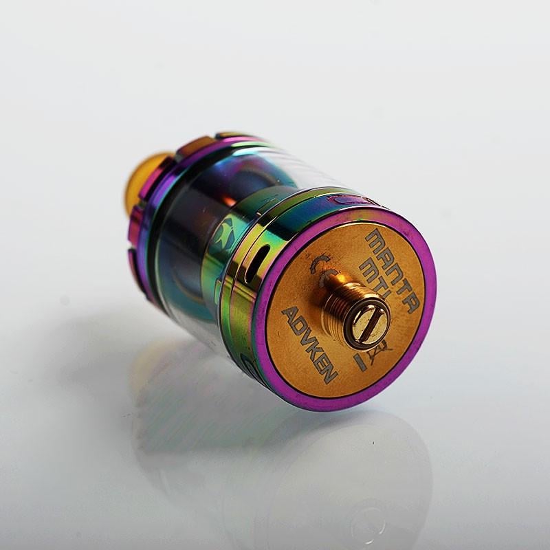 Атомайзер для вейпа MANTA MTL RTA 24 мм 2 мл/3 мл Rainbow (am196) - фото 3 Атомайзер для вейпа MANTA MTL RTA 24 мм 2 мл/3 мл Rainbow (am196) - фото 3