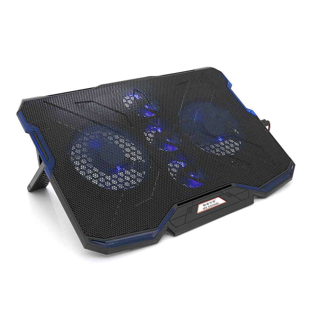 Подставка для ноутбука icecoorel a2 10 15,6 usb 2 вентилятора 140 мм и 3 по 70 мм Синий (YUT_V8157)