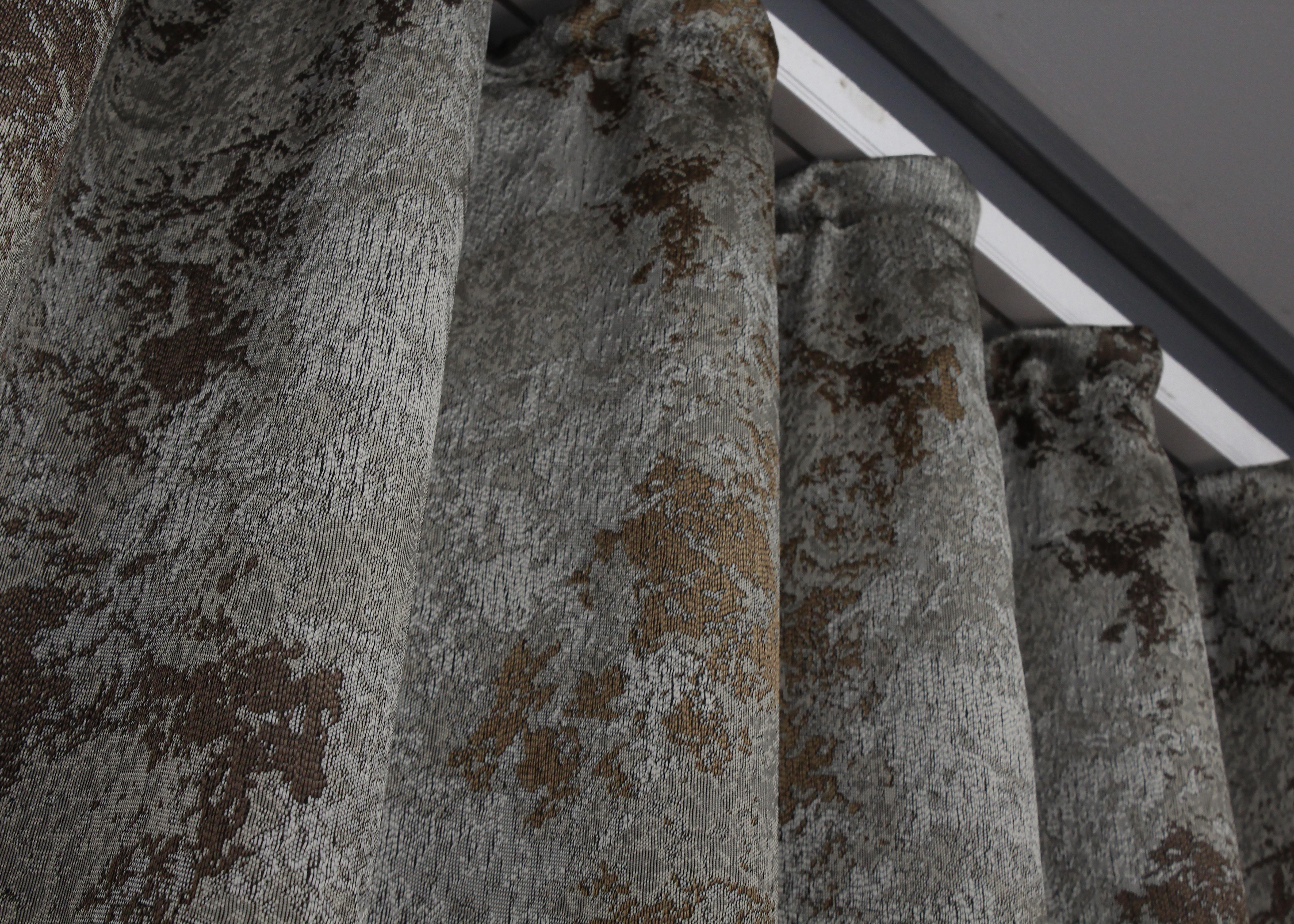 Комплект готовых штор VR-Textil Мрамор Al-7 № 1467ш 150х290 см 2 шт. Серый/Коричневый (33-0329) - фото 9 Комплект готовых штор VR-Textil Мрамор Al-7 № 1467ш 150х290 см 2 шт. Серый/Коричневый (33-0329) - фото 9