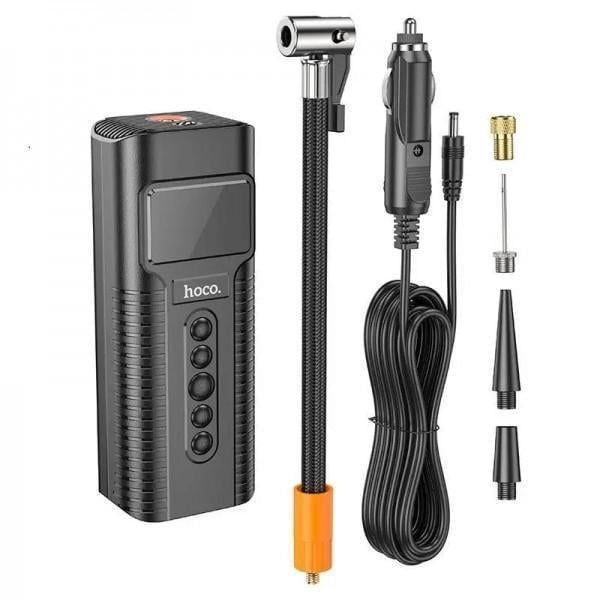 Автомобільний компресор Hoco PH55 Roys Smart Car Air Pump насос дротовий 12 В (1898735491)