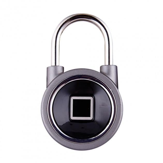 Розумний електронний замок SUNROZ TappLock FB50 зі сканером відбитка пальця Bluetooth Сірий (SUN3657) Розумний електронний замок SUNROZ TappLock FB50 зі сканером відбитка пальця Bluetooth Сірий (SUN3657)