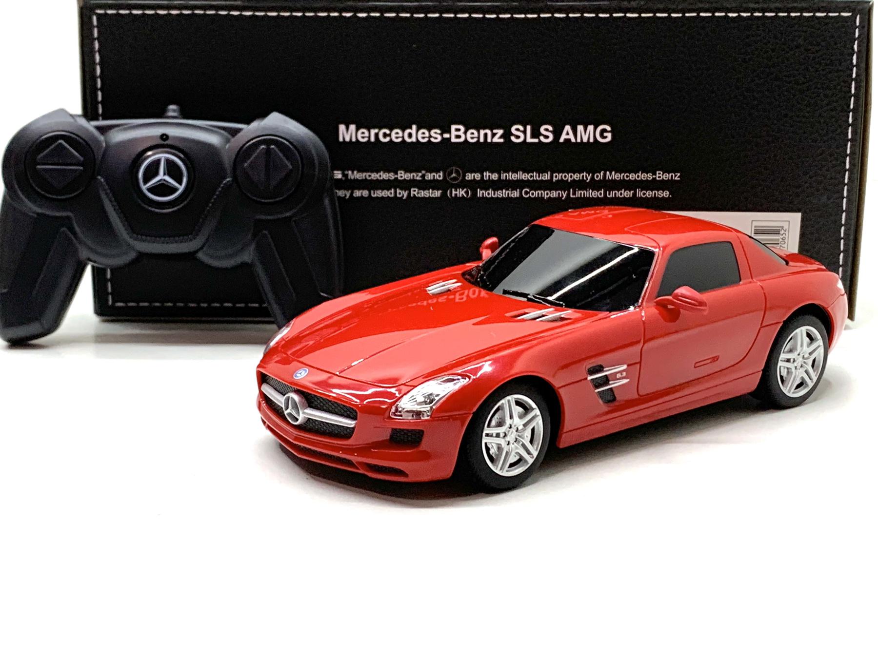 Машина на радиоуправлении Rastar Mercedes-Benz SLS AMG масштаб 1:24 Красный (40100) - фото 8