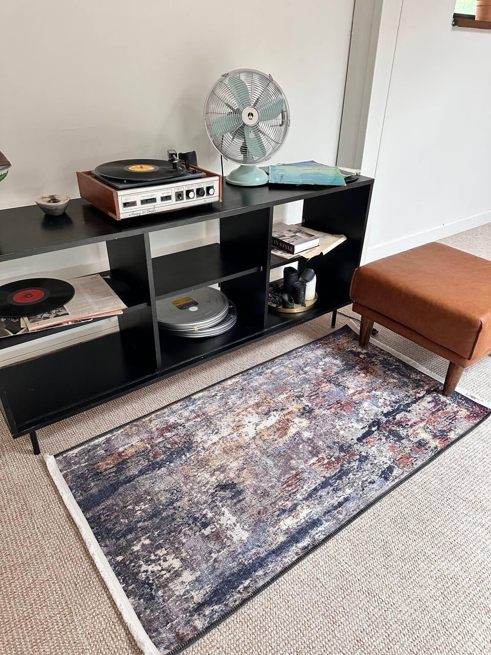 Килим безворсовий з шенілу та бавовни антиковзаючий 80х200 см (282)