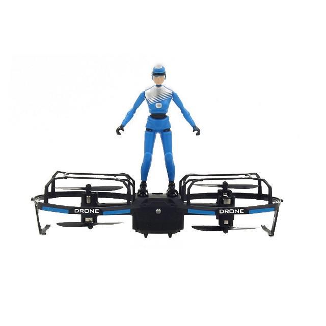Квадрокоптер с фигуркой Broadream с удержанием высоты Black/Blue (2722699993156) Квадрокоптер с фигуркой Broadream с удержанием высоты Black/Blue (2722699993156)