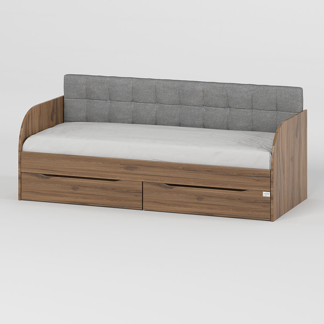 Ліжко дитяче односпальне Lion Л-7 Лілі з ящиками та ламелями Дуб ліворно (LION-041091) - фото 1