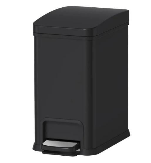 Відро для сміття KOER TC-010108-05 з плавним закриттям/прямокутне 8 л Чорний (KR5593) Відро для сміття KOER TC-010108-05 з плавним закриттям/прямокутне 8 л Чорний (KR5593)