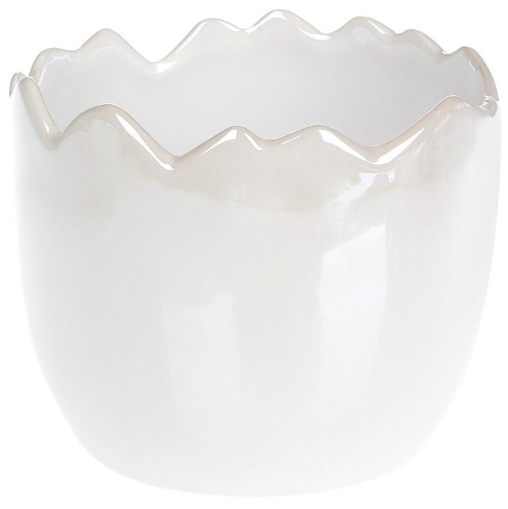 Кашпо декоративное Erwig 12,3х12,3х10,2 см 2 шт. Белый