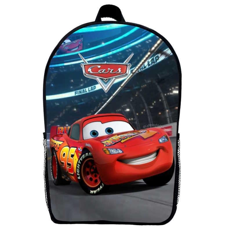Школьный рюкзак детский Cars 01 Тачки Молния МакКвин 29х21х9 см 5 л Черный (2216186540)