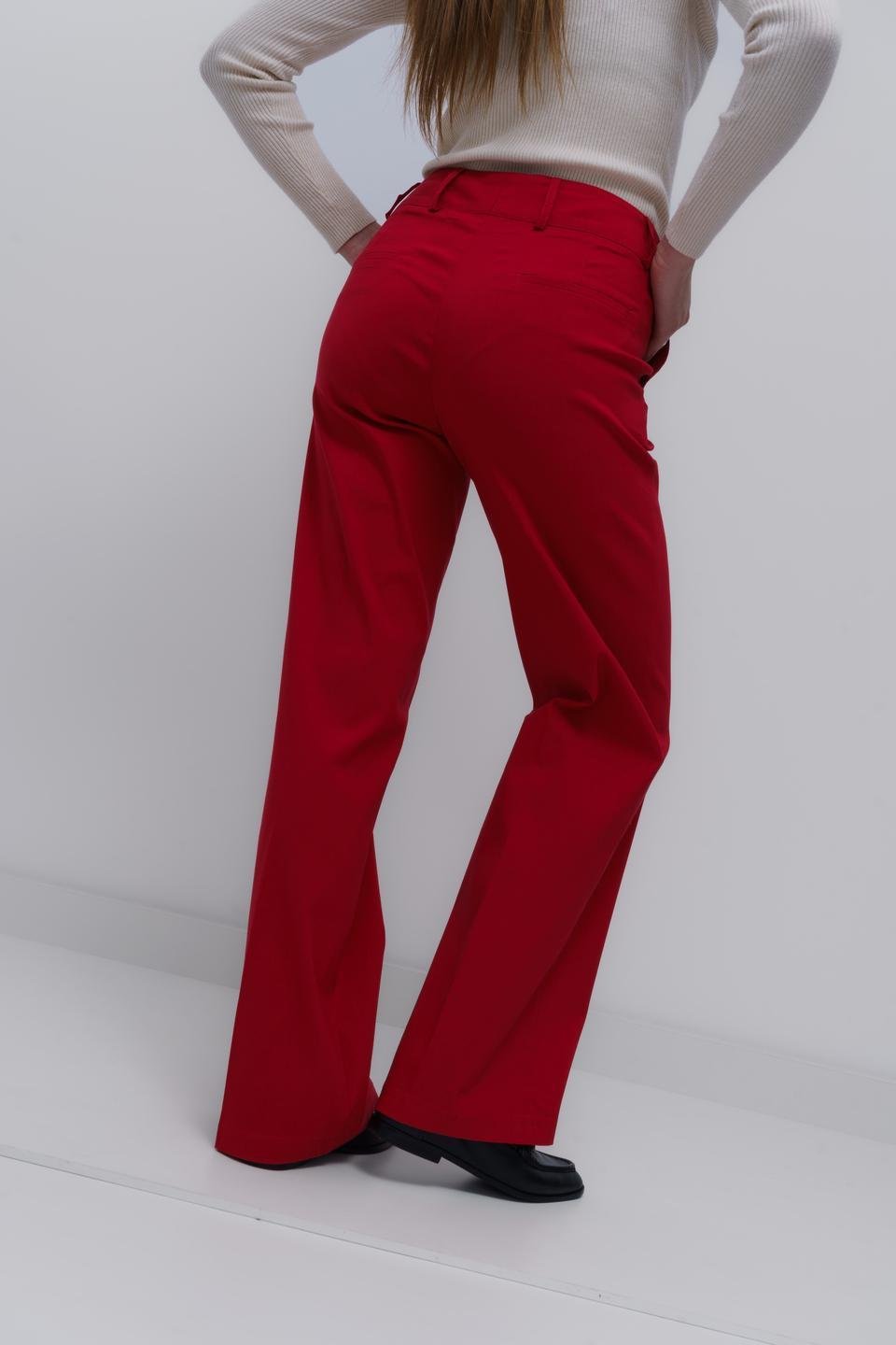 Штани жіночі UT BR300 р. 56 Червоний (24488126) - фото 2
