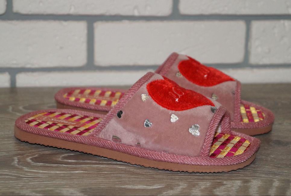 Тапочки кімнатні Sollaza р. 38/39 25,5 см Рожевий (31263-3839) - фото 2