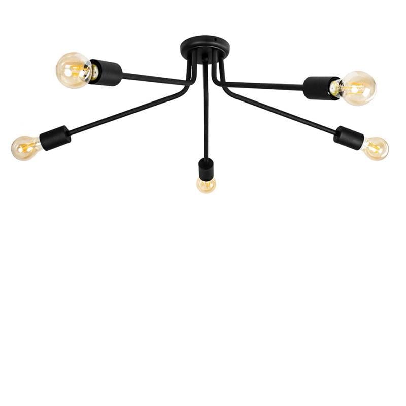 Светильник потолочный Atmolight Attic L-5 C400 1499 на пять ламп Черный