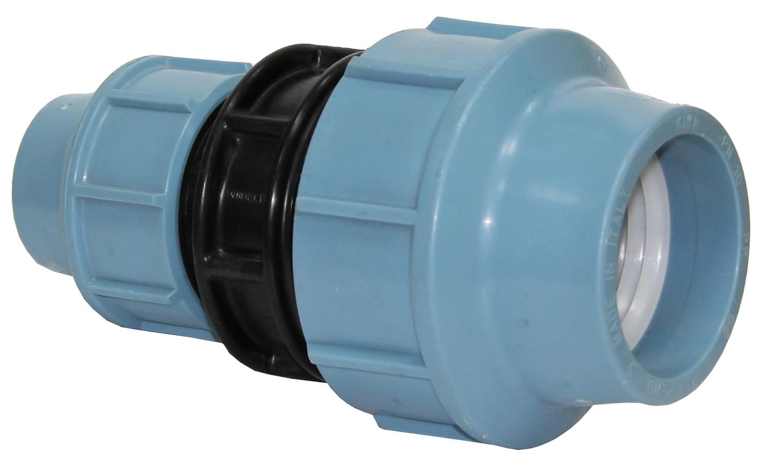 Муфта сполучна редукційна для поліетиленових труб Unidelta МР 63x40 мм (UN3075) - фото 2 Муфта сполучна редукційна для поліетиленових труб Unidelta МР 63x40 мм (UN3075) - фото 2