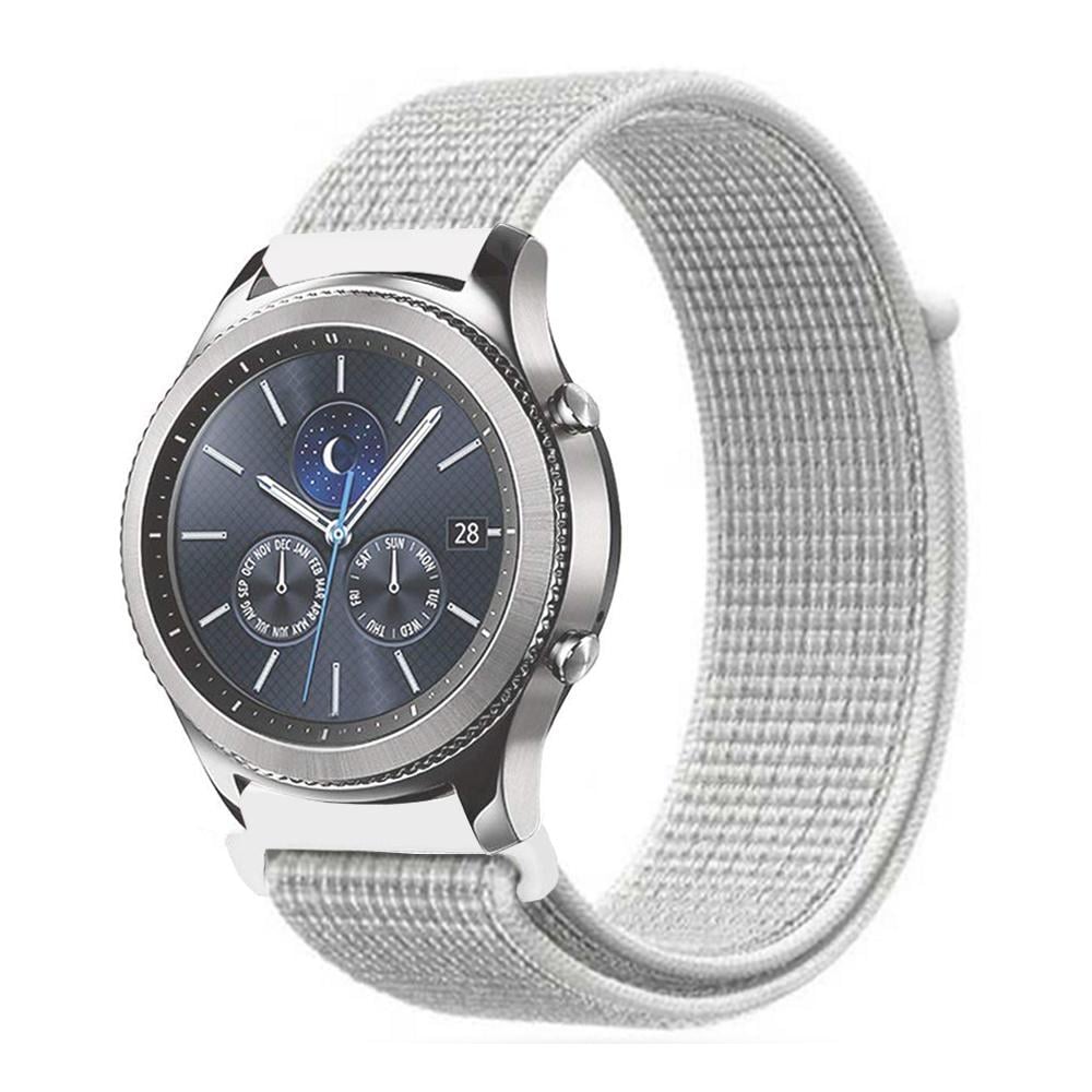 Ремешок Nylon Style BeCover для Samsung Galaxy Watch 46 мм/Watch 3 45 мм/Gear S3 Classic/Gear S3 Frontier White (705872) - фото 2