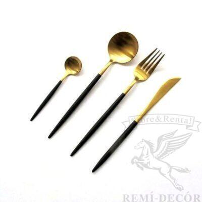 Ніж столовий REMY-DECOR Золотий - фото 3 Ніж столовий REMY-DECOR Золотий - фото 3