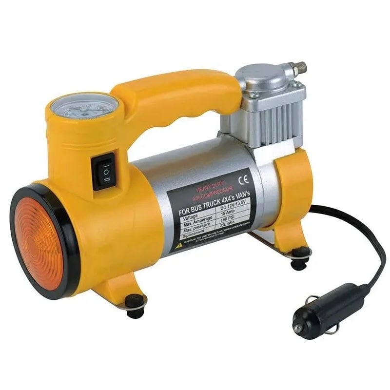 Автомобильный компрессор CYCLONE 12V 150PSI Yellow (36826465)