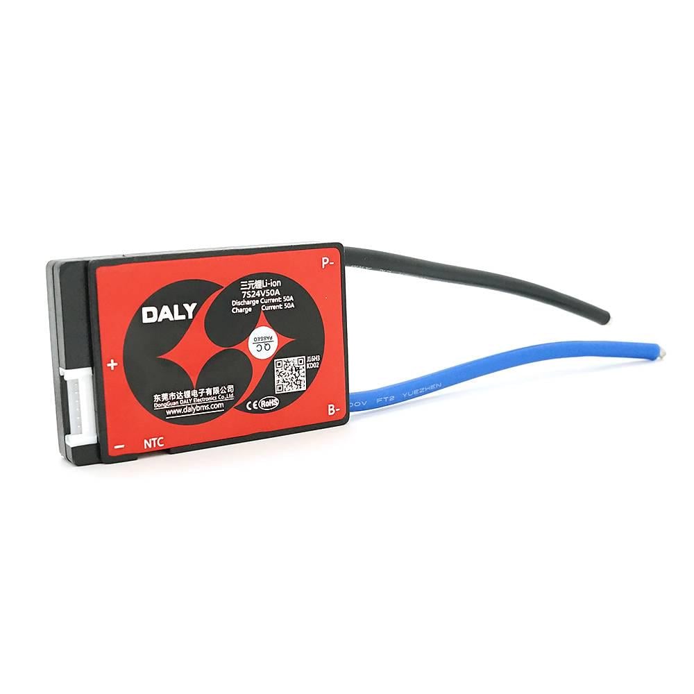 Плата BMS DaLy Li-ion24V 7S 50/50A (36571)