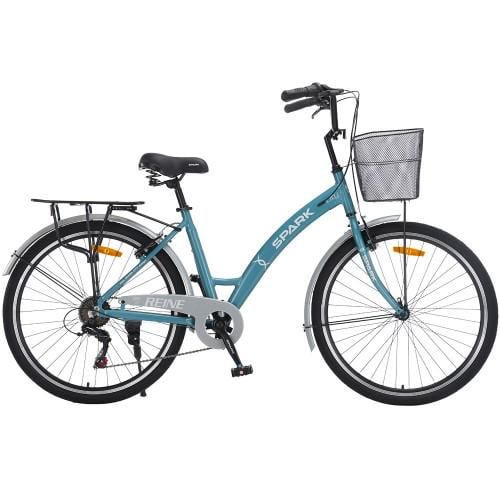 Велосипед Spark CITY REINE колеса 26" алюминиевая рама 17" Голубой (000246928)