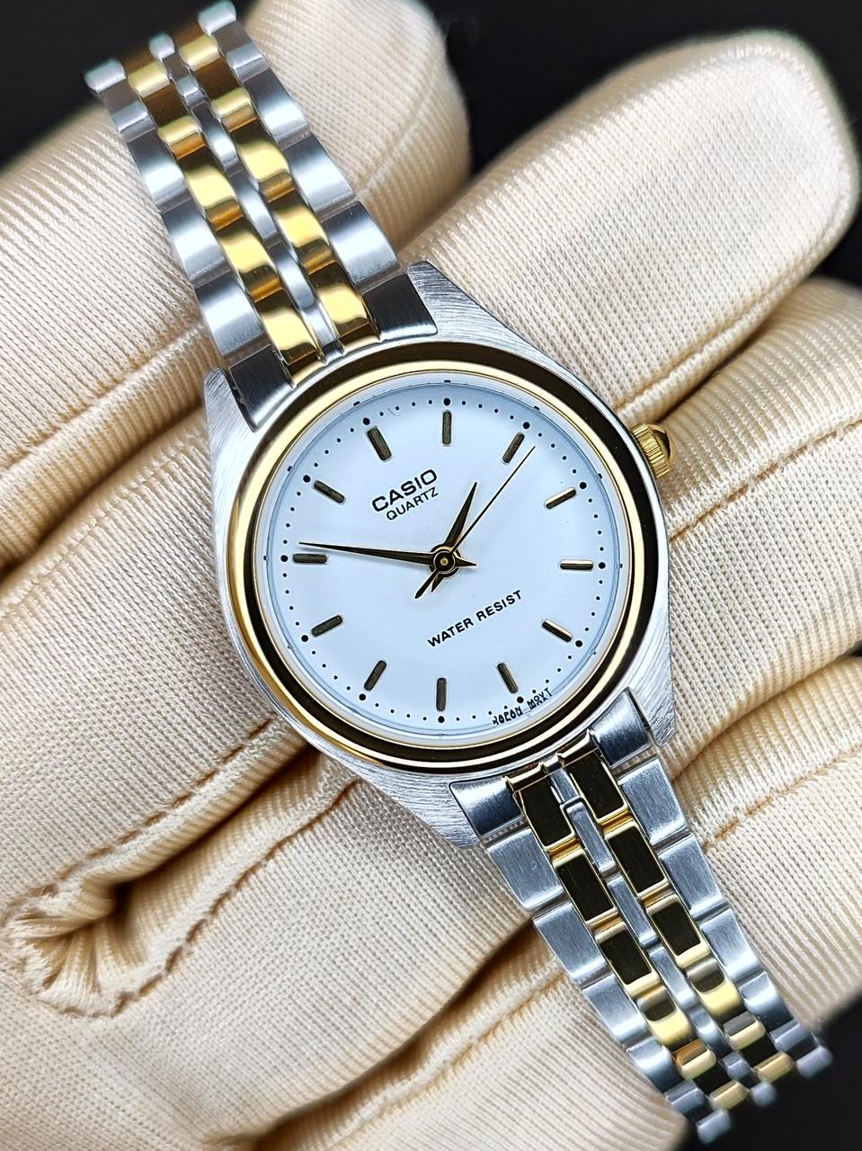 Наручные часы женские Casio LTP-1129G-7A Lady Timeless Collection Белый (2713424394)
