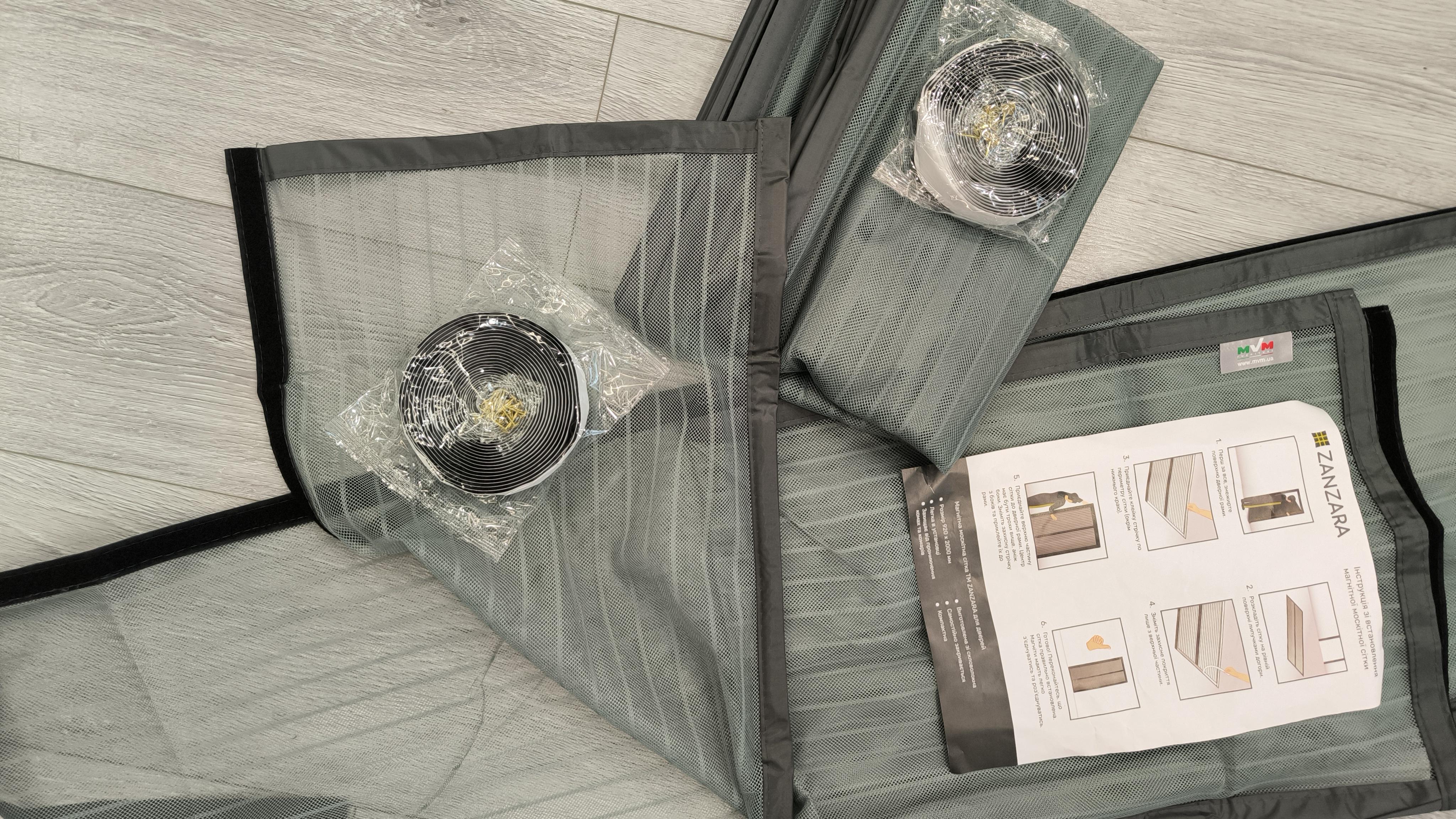 Сітка на двері магнітна москітна 820х2000 мм - фото 8 Сітка на двері магнітна москітна 820х2000 мм - фото 8