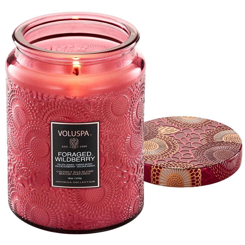 Свеча ароматическая Voluspa Japonica Foraged Wildberry 510 г банка с крышкой (111007005)