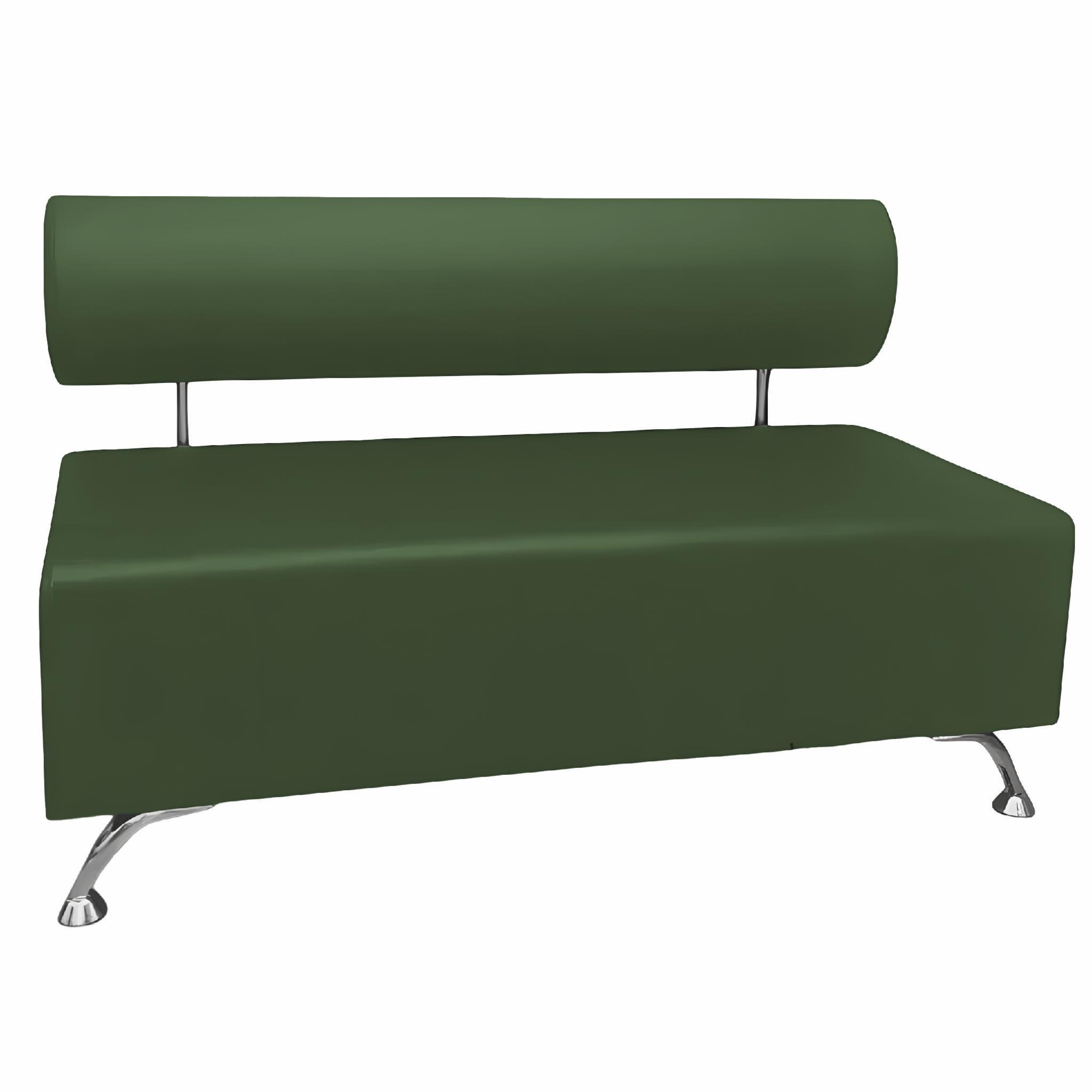 Диван офисный AVVS для ожидания/приемной 120 см с ножками 12 см Темно-оливковый Диван офисный AVVS для ожидания/приемной 120 см с ножками 12 см Темно-оливковый