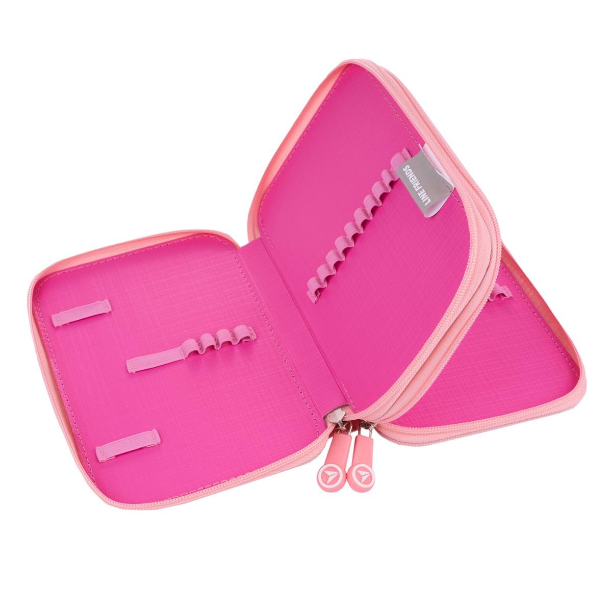 Пенал твердый двойной YES Line Friends Pretty Choco and Cony P-01 - фото 6