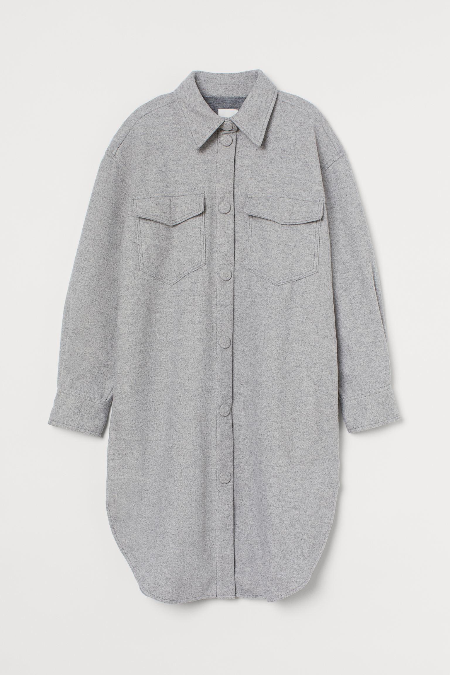 Пальто H&M XL Серый (3010906125) Пальто H&M XL Серый (3010906125)