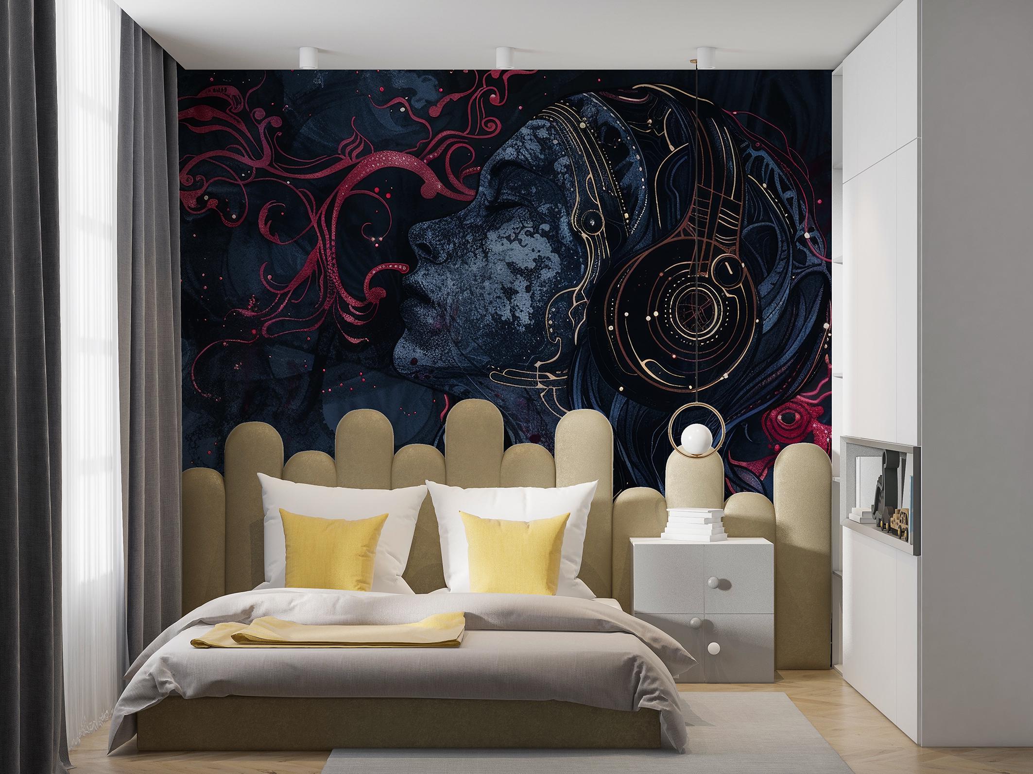 Фотообои флизелиновые Upstream Космическое наслаждение музыкой 368х245 см (SPF-160/7) - фото 3