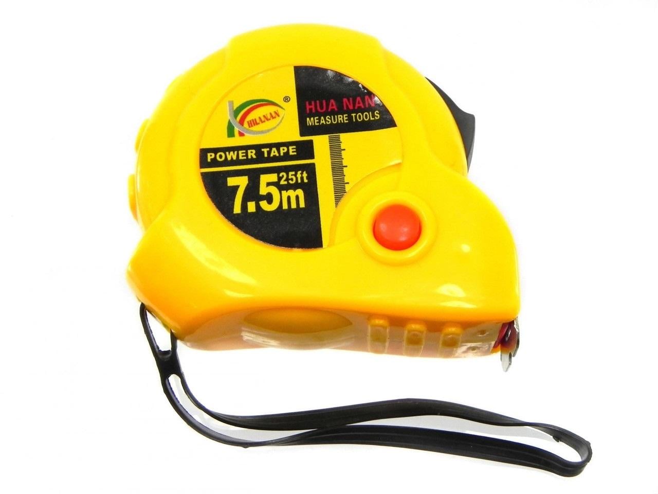 Рулетка Measure Tools 7,5 м 12 шт./уп. Желтый Рулетка Measure Tools 7,5 м 12 шт./уп. Желтый