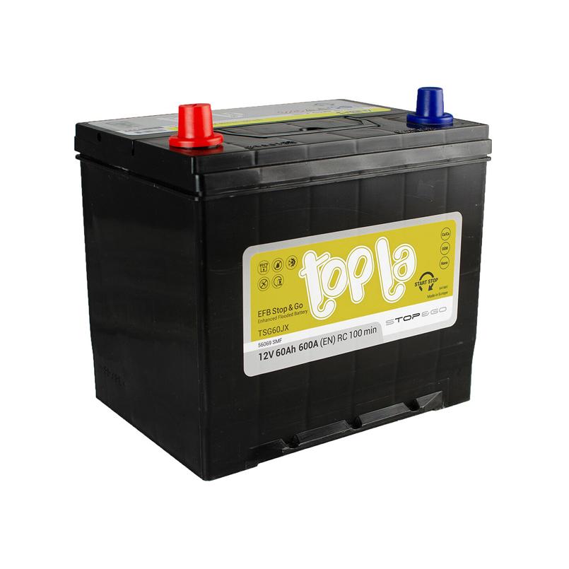 Аккумулятор Topla EFB JIS 60 Ah/12V (112160 / 56069EFB)