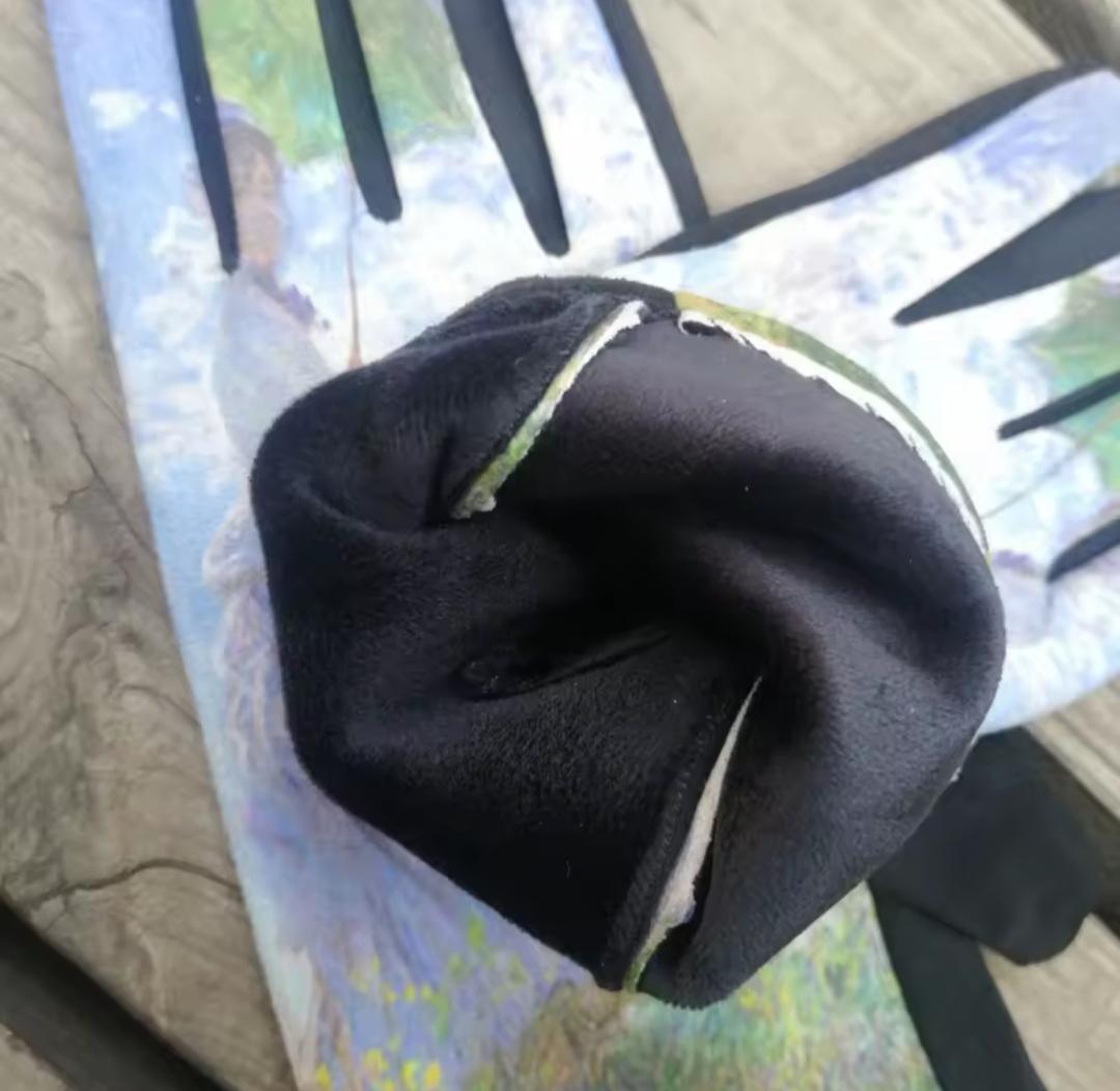 Рукавички теплі з художнім принтом Моне (00088) - фото 3 Рукавички теплі з художнім принтом Моне (00088) - фото 3