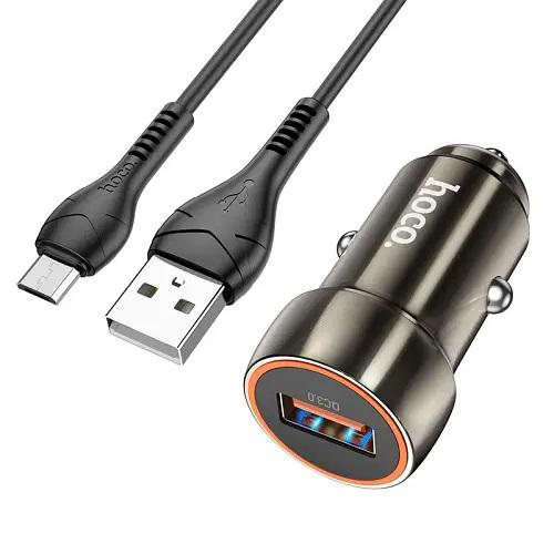 Зарядний пристрій Hoco Z46 Micro QC3.0 1USB/18W (20778190) - фото 2