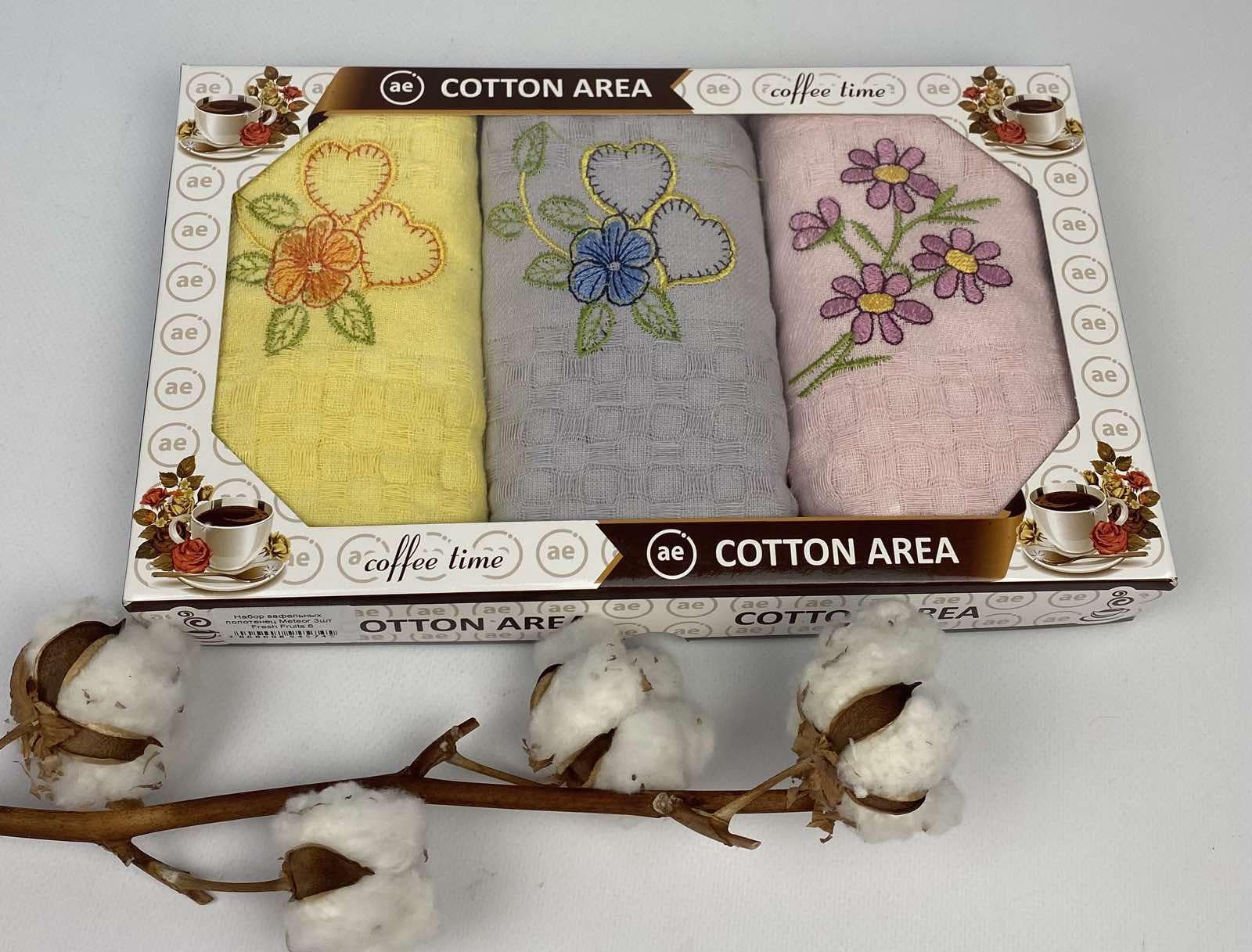 Набор вафельных полотенец Meteor Fresh Fruits 6 3 шт. (CN22966)