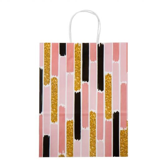 Подарочный пакет Elisey Золотые фигуры 18,5х25,5 см 4 шт. Разноцветный (9078-007)