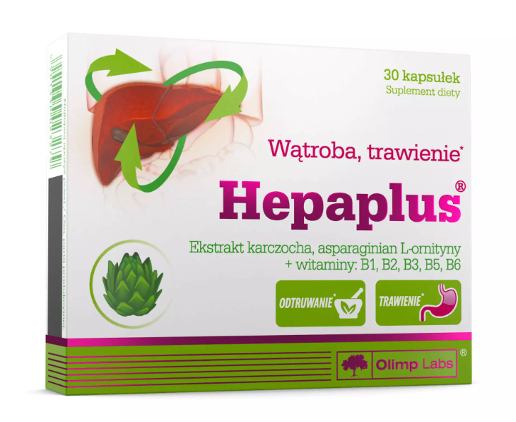Комплекс для здоровья печени Olimp Hepa Plus 30 капсул