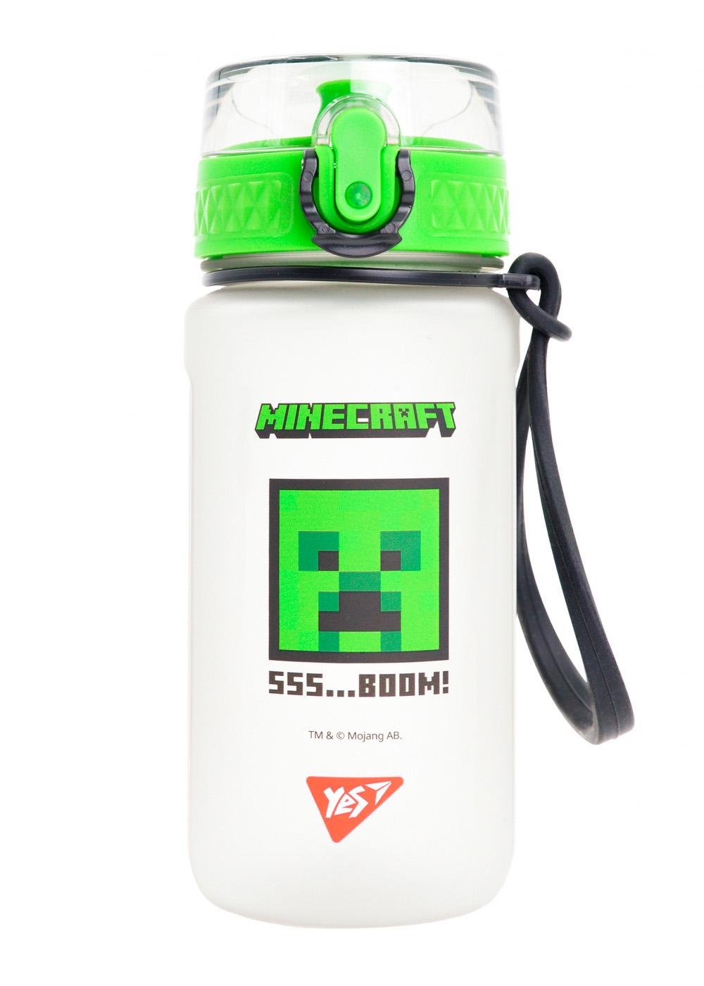 Бутылка для воды YES Minecraft Boom софт тач 500 мл (708320)