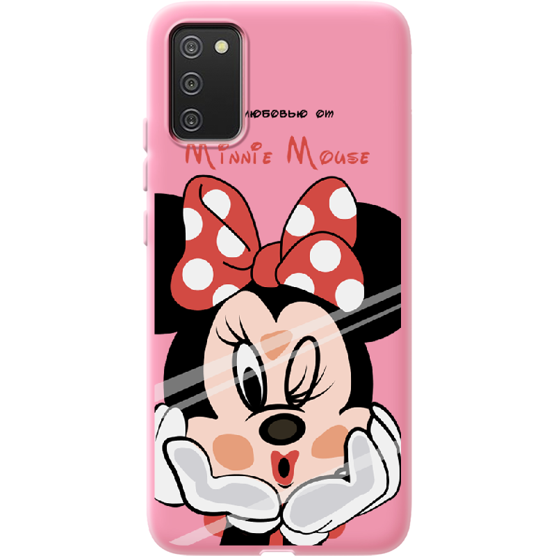Чехол BoxFace Samsung A025 Galaxy A02S Lady M Розовый силикон (41511-cc59-41676)