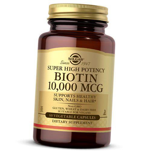 Биотин Biotin 10000 60 вег. капс. (36313030) - фото 1