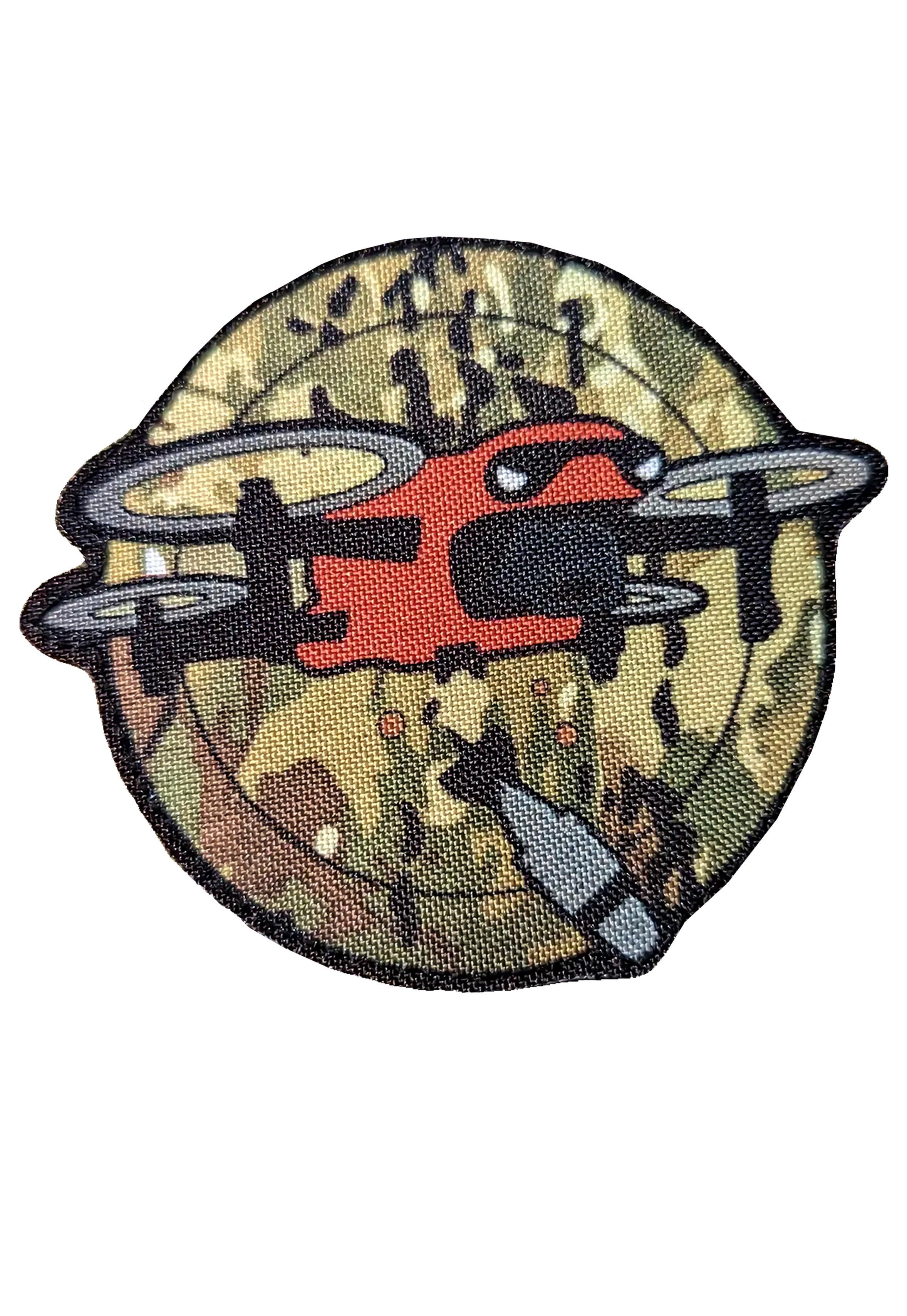 Шеврон-нашивка Дрон на липучке Мультикам (DRON14)