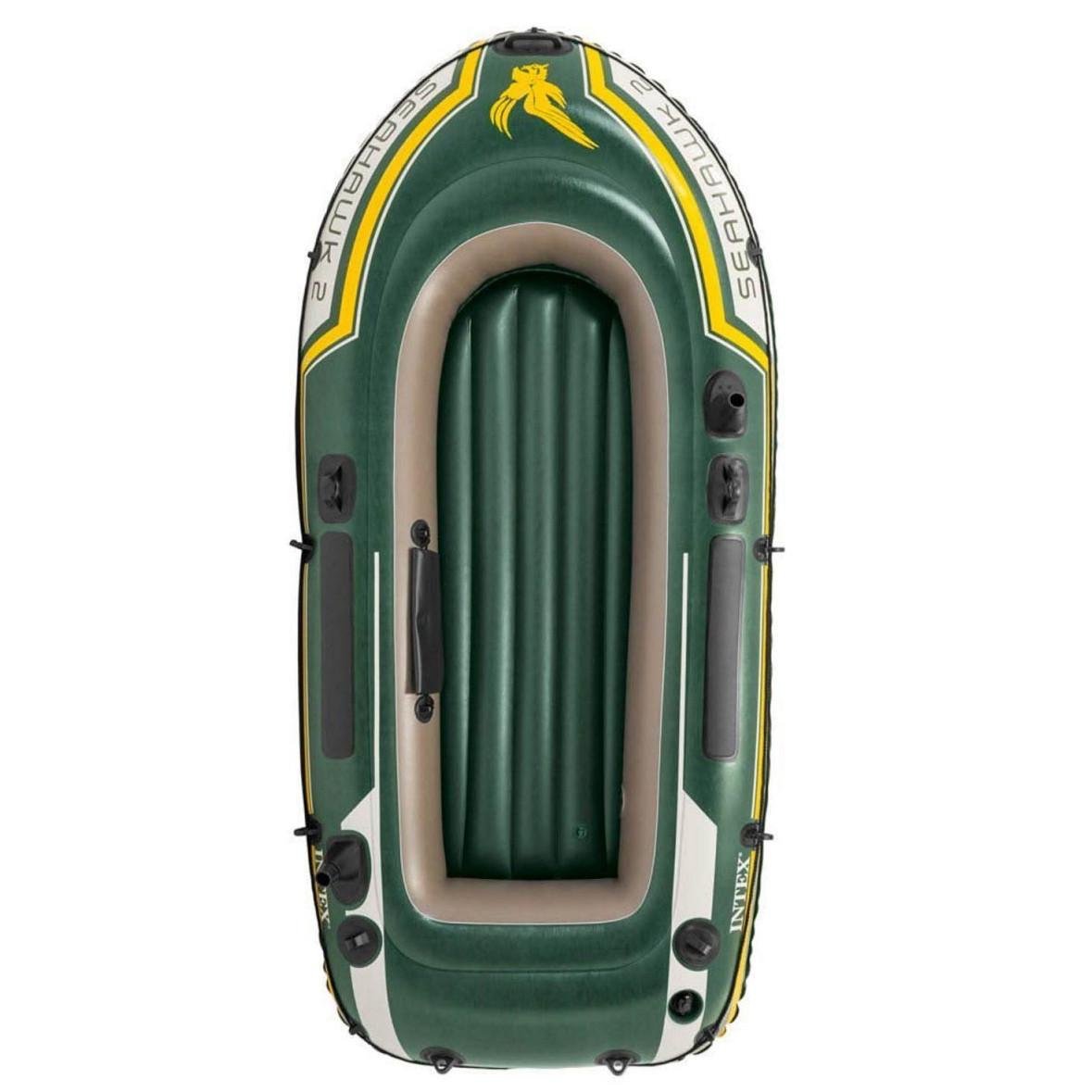 Лодка для рыбалки Intex 68347 NP Seahawk с веслами/ручным насосом (12562177) - фото 2 Лодка для рыбалки Intex 68347 NP Seahawk с веслами/ручным насосом (12562177) - фото 2