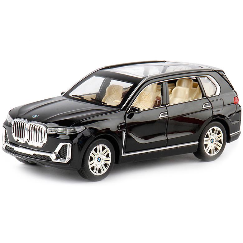 Игрушечная машинка металлическая AutoExpert BMW X7 1:24 коллекционная модель Черный (30101130)