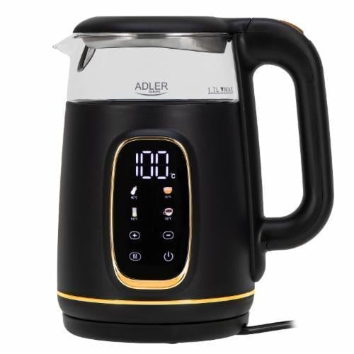 Электрочайник Adler AD 1305 LED 40-100 °C 1,7 л Black/Gold (5905575907806)
