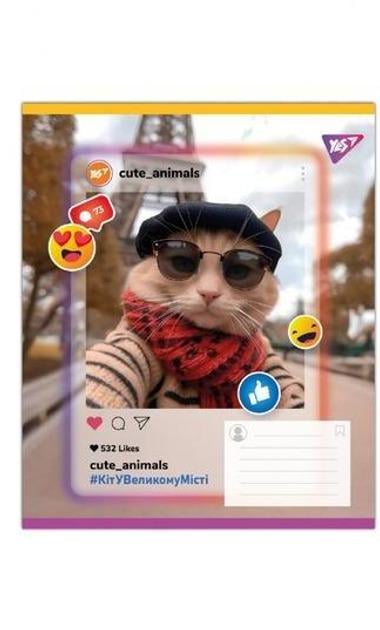 Зошит учнівський загальний YES Cute animals А5/48 лін. (767734)