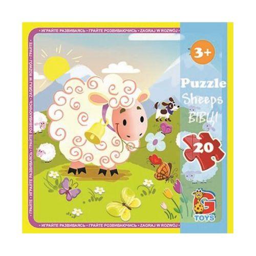 Пазлы G-Toys Ферма Овцы LA06 20 элементов (4824687637504)