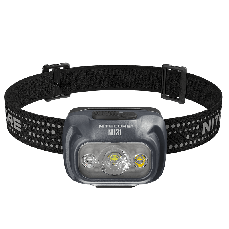 Ліхтар налобний Nitecore NU31 - USB Type-C Сірий (28436004)