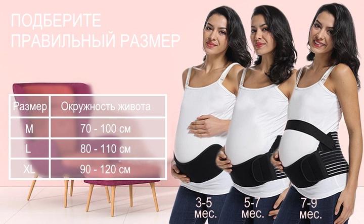 Пояс-бандаж для беременных Sofia Amber родильный и послеродовой М Черный (2927) - фото 6 Пояс-бандаж для беременных Sofia Amber родильный и послеродовой М Черный (2927) - фото 6