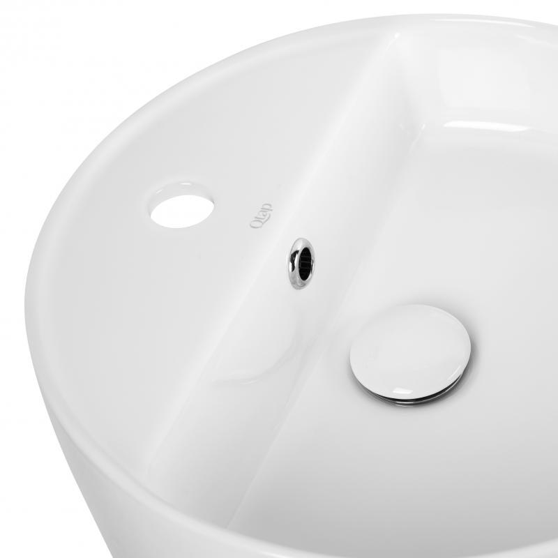 Раковина подвесная моноблок Qtap SW QT1611A051TW White - фото 4