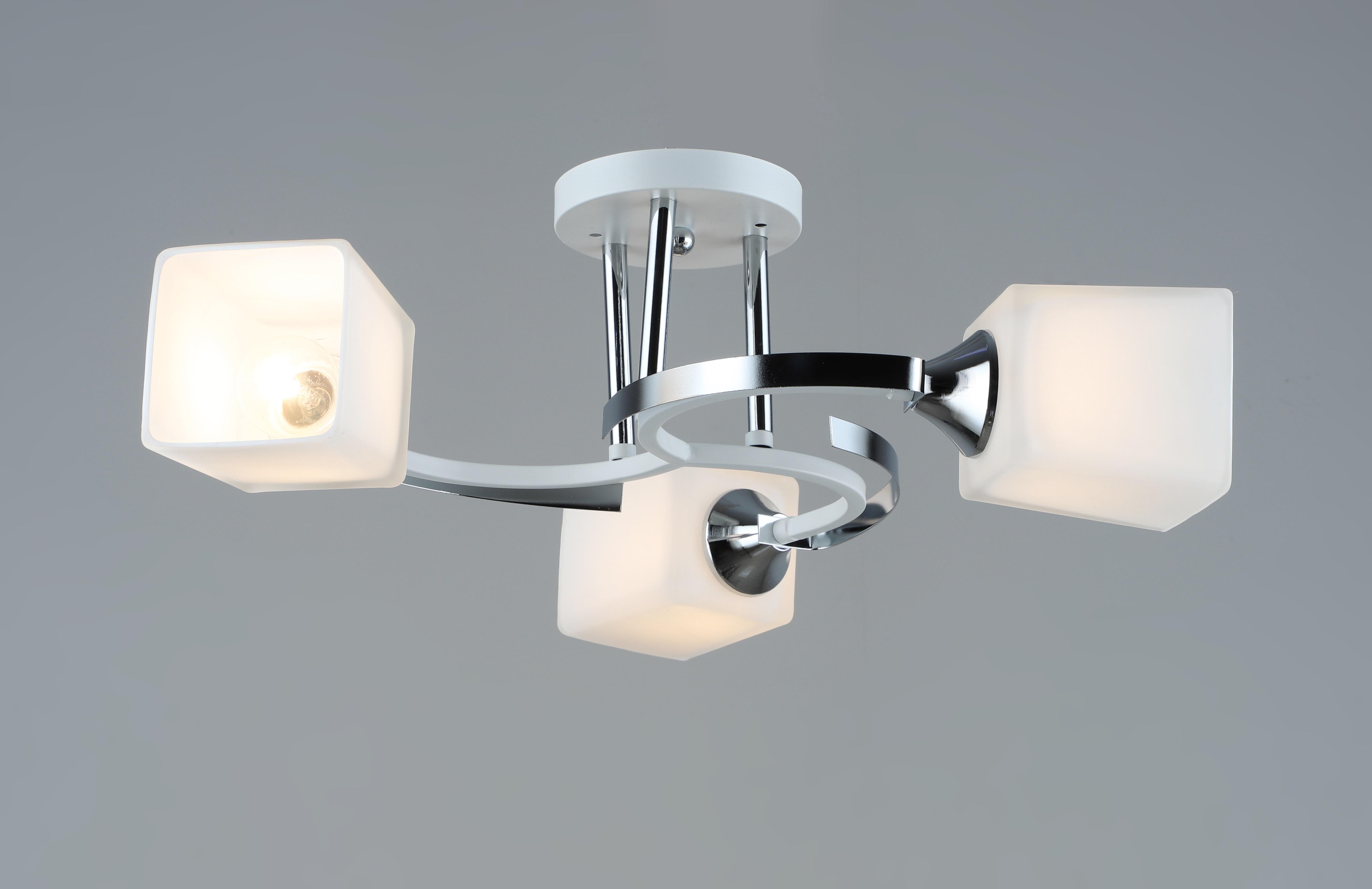 Люстра B N5449/3 WT+CH на 3 плафона (000039515) - фото 1