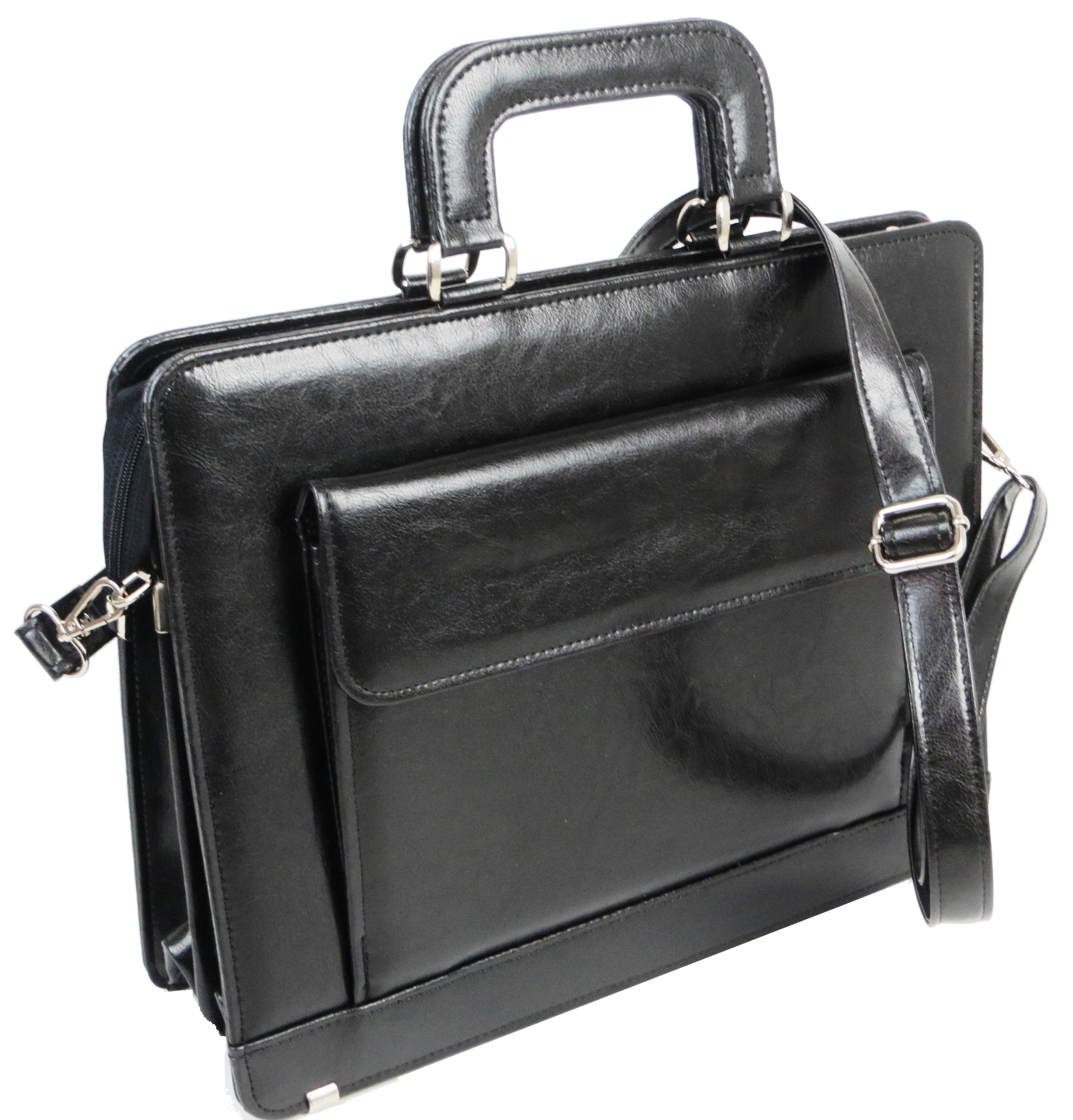 Женский деловой портфель JPB эко кожа Черный (TE-37 black)