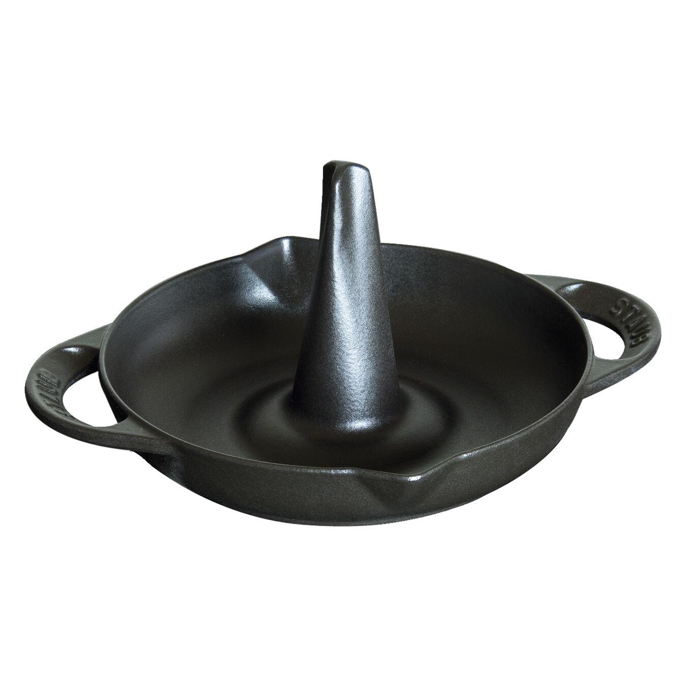 Форма для запекания курицы и хлеба Staub Cast Iron 22 см Black (1200023) - фото 2